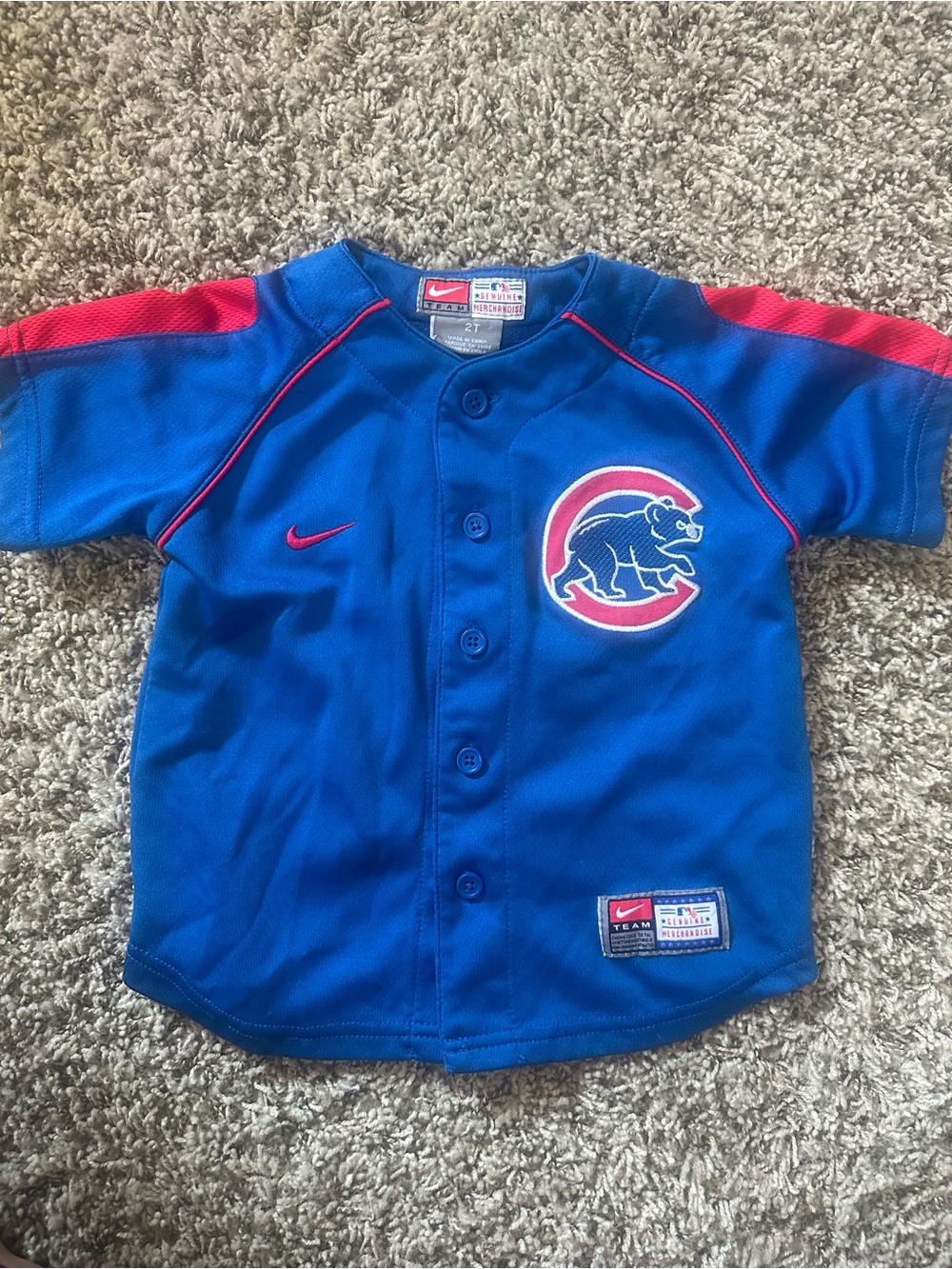 Nike Chicago Cubs Toddler Baseball Jersey